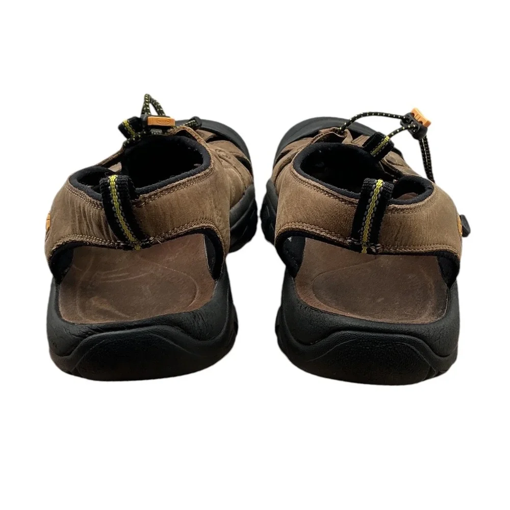 Keen Newport H2 Mens Brown Leather Waterproof Hiking Sport Sandals Shoes